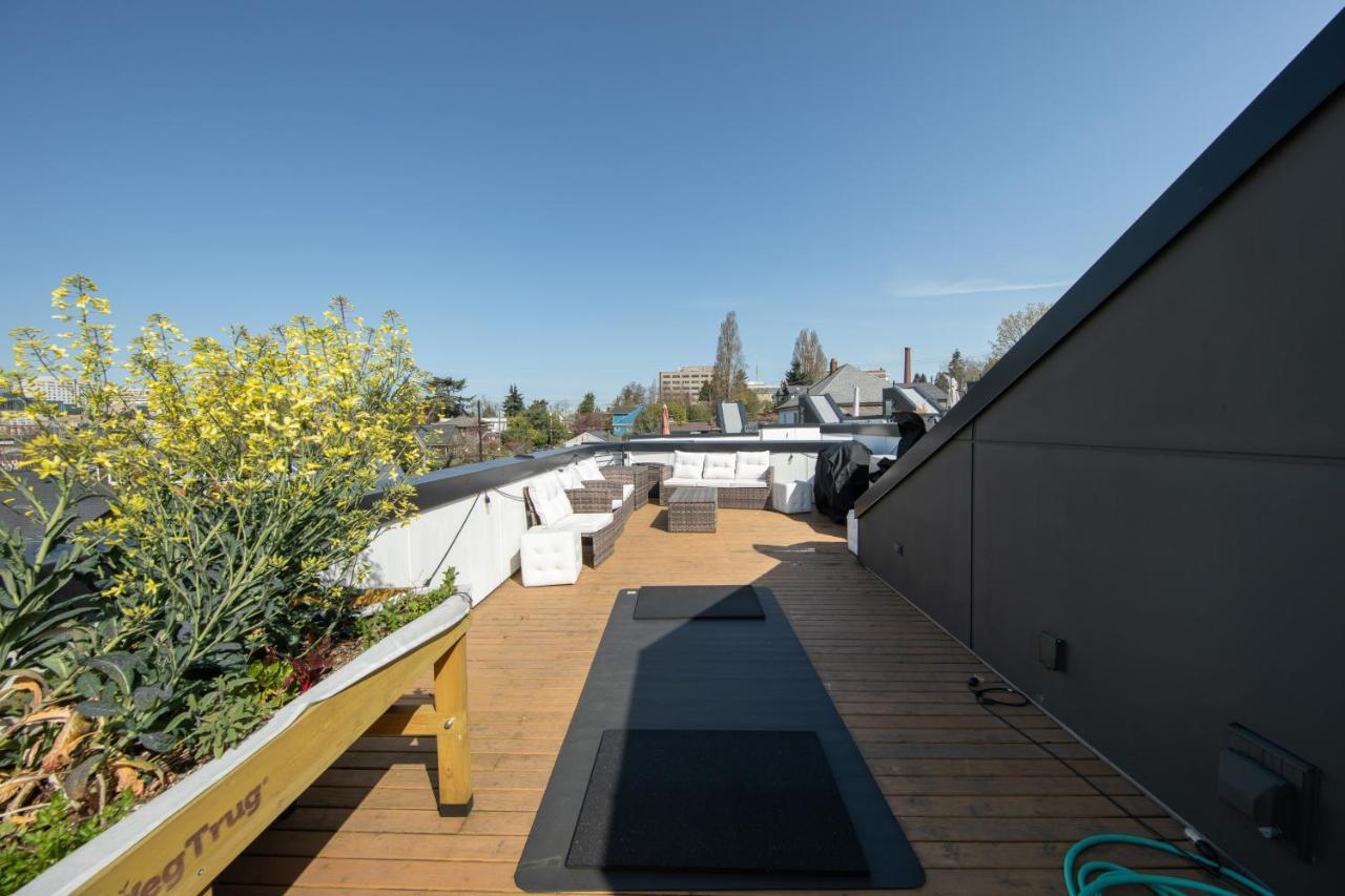 Modern Townhome In Seattle'S Central District With Rooftop Exterior foto