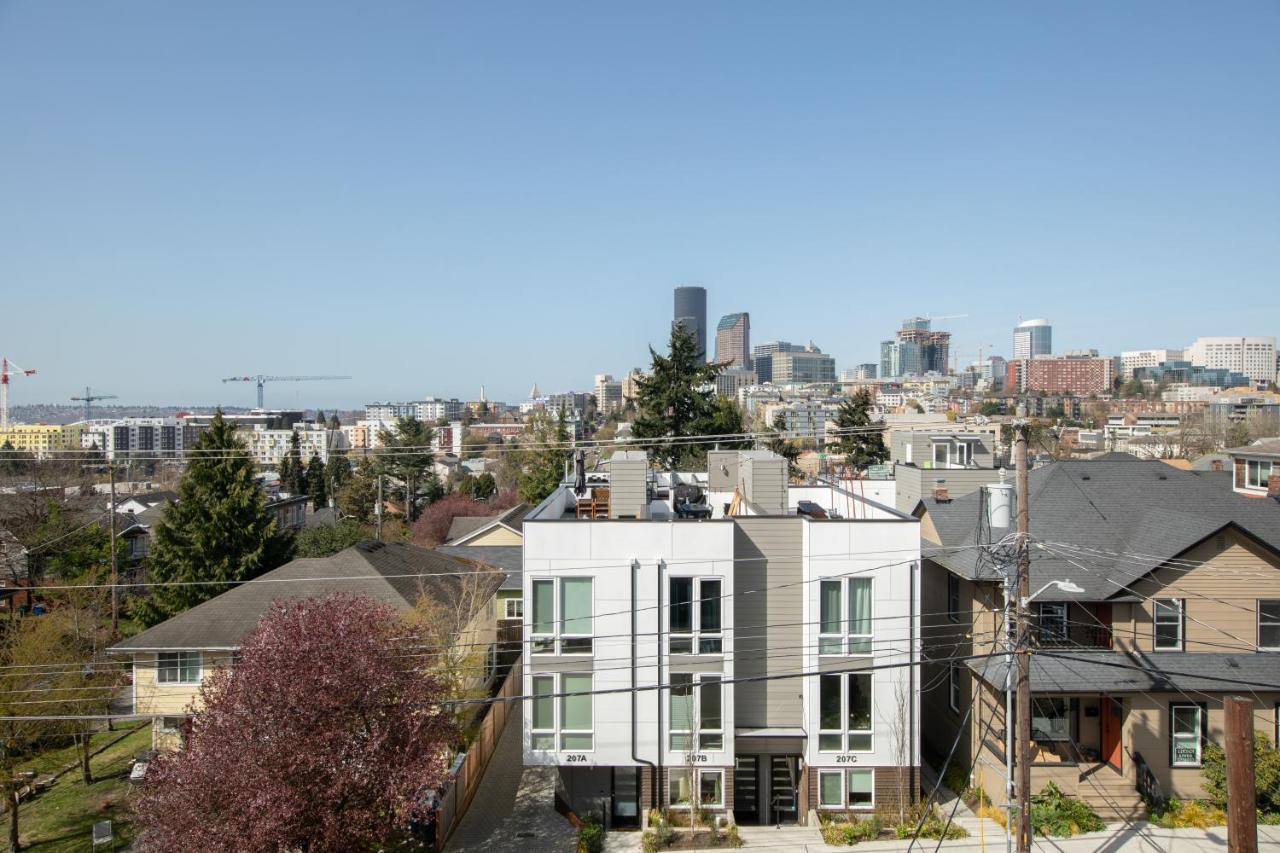 Modern Townhome In Seattle'S Central District With Rooftop Exterior foto