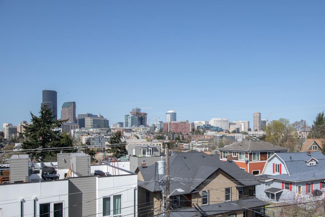 Modern Townhome In Seattle'S Central District With Rooftop Exterior foto