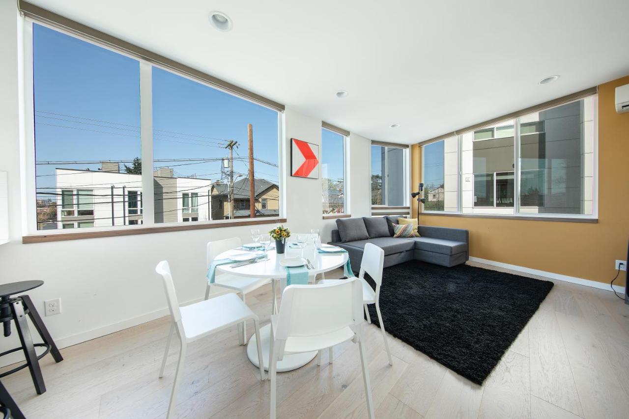 Modern Townhome In Seattle'S Central District With Rooftop Exterior foto