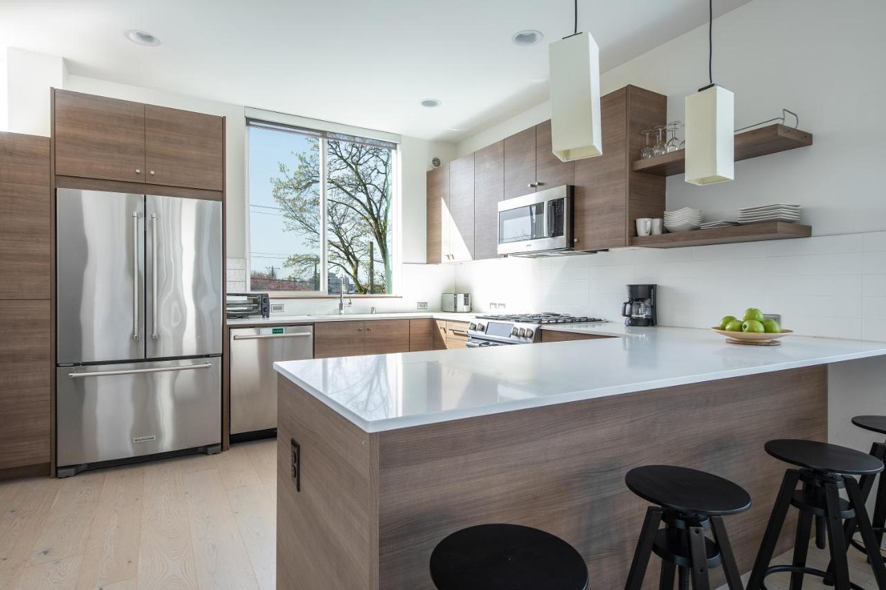 Modern Townhome In Seattle'S Central District With Rooftop Exterior foto