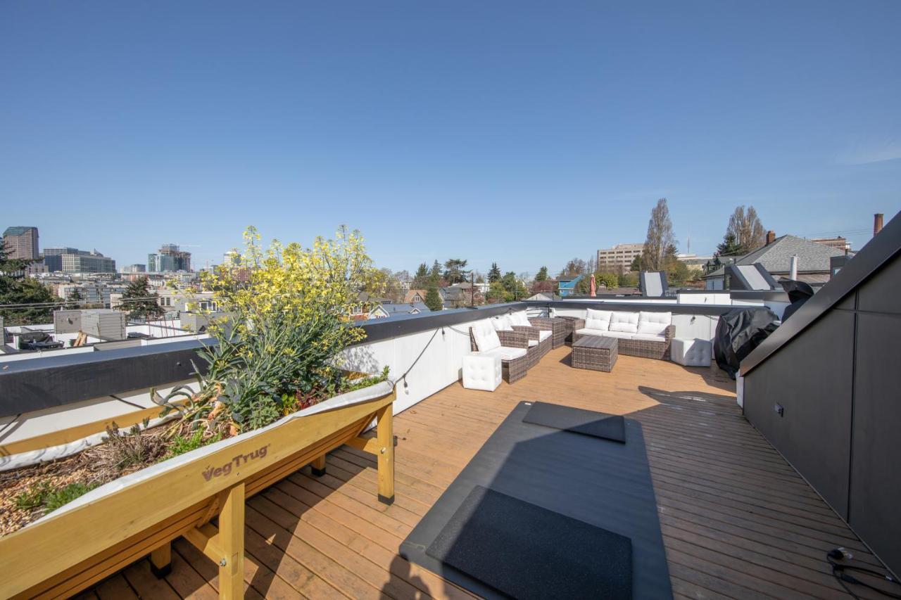 Modern Townhome In Seattle'S Central District With Rooftop Exterior foto