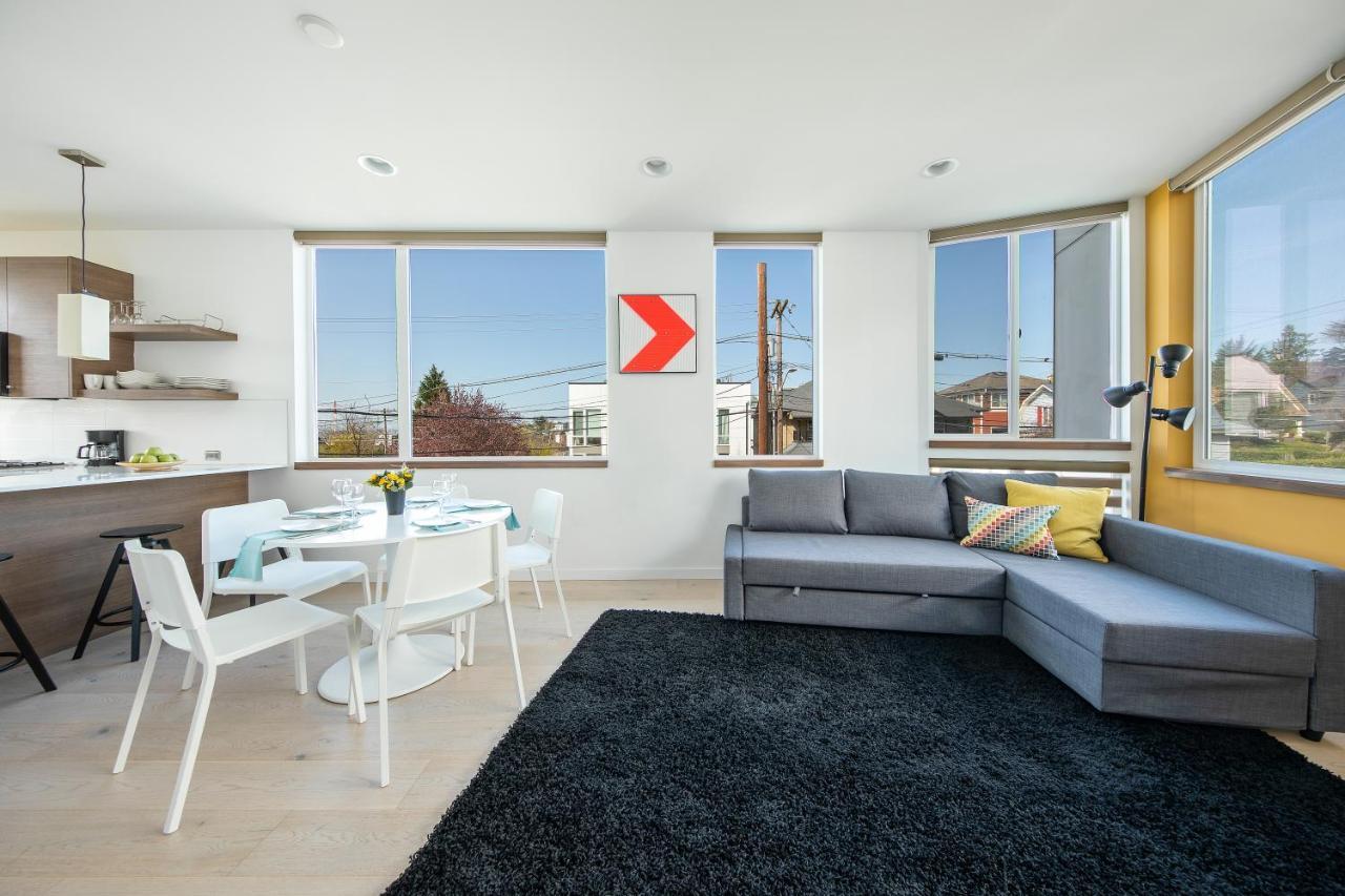 Modern Townhome In Seattle'S Central District With Rooftop Exterior foto